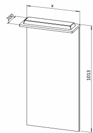 Ogledalo LIDIJA 50, 60