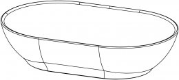 Umivaonik TITAN Long round, nadgradni